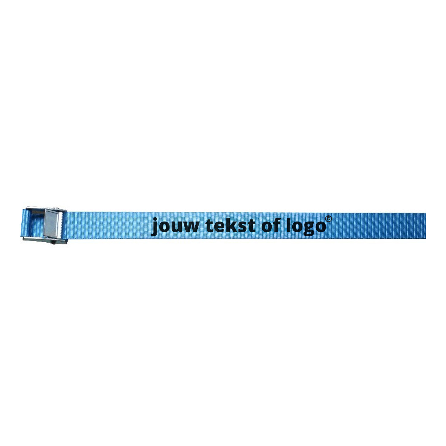 Bedrukte spanband met gesp
