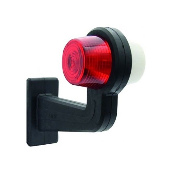 2VP 011 511-041 HELLA E1 3443 Heckleuchte rechts, Rot, transparent, schwarz, mit Glühlampen
