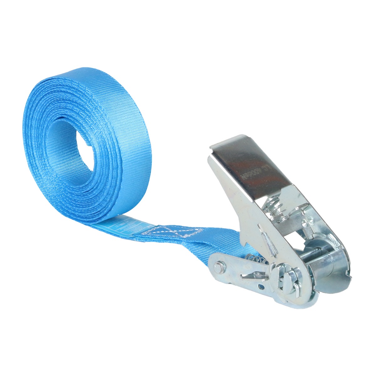 Silverline J-haak Ratel Sjorband, 8 M X 50 Mm, Vermogen 1300 Kg Capaciteit 2600 Kg 958720 5060012965693