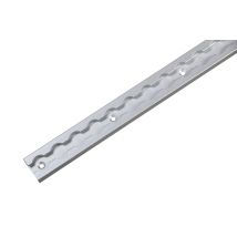 Vliegtuigrail LoadLok aluminium recht 3 meter [5002] voorgeboord