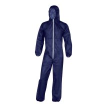 Wegwerpoverall Deltaplus PO109 Blauw met Kap