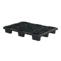 Kunststof Pallet 120 x 80 cm Nieuw Open Dek - 9 Pootjes Nestbaar