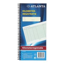 Atlanta KM-registratieboek - 40 vel - 2 stuks