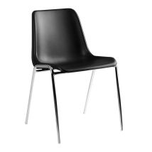 Stapelbare Stoel Nowy styl Beta Zwart - 4 stuks