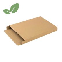 Brievenbusdoos A5+ Zijklep 50 stuks FEFCO 0409 225x160x28 mm E-golf bruin