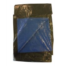 Afdekzeil PE Standard 150 gr/m² - Groen/Blauw - Afmeting naar keuze