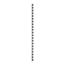 Inbindruggen 10mm Plastic Zwart - 100 stuks