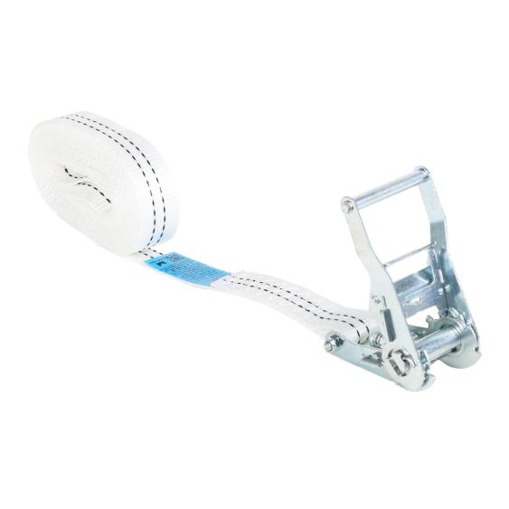 Eindloze Spanband 35 mm 2 ton 5M Wit