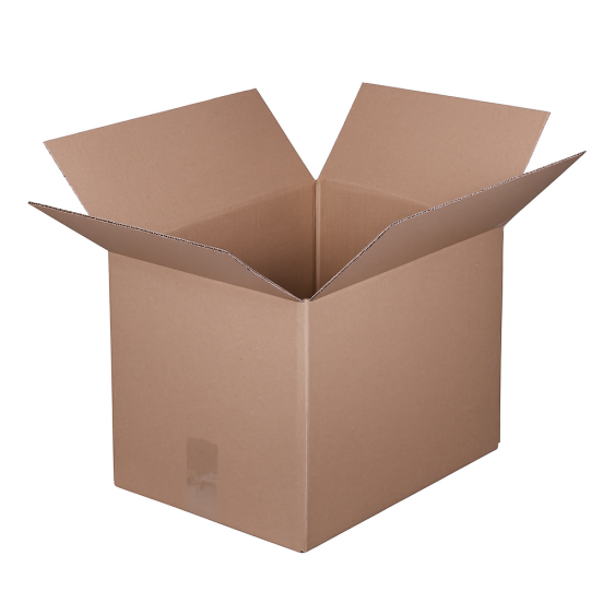 Vouwdoos FEFCO 0201 400x300x300 mm B-golf bruin nieuw