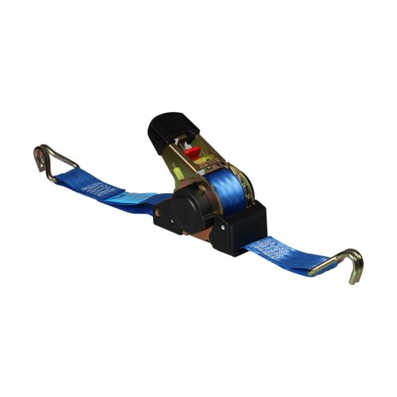 Zelfoprollende Spanband 35 mm 1 ton 4M met S-haken