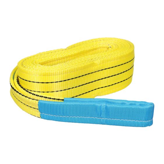 Hijsband 3 ton met certificaat - Geel 5M