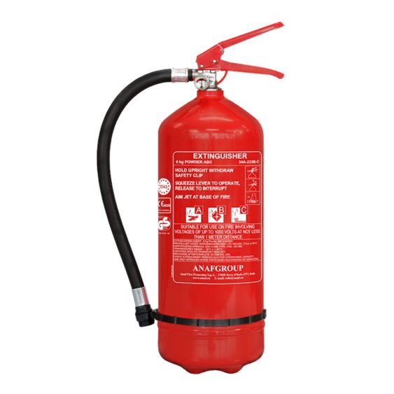 Poederblusser ANAF PS6-HH EN3 ABC 6 kg