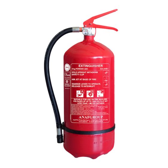 Poederblusser ANAF PS9-HH EN3 ABC 9 kg
