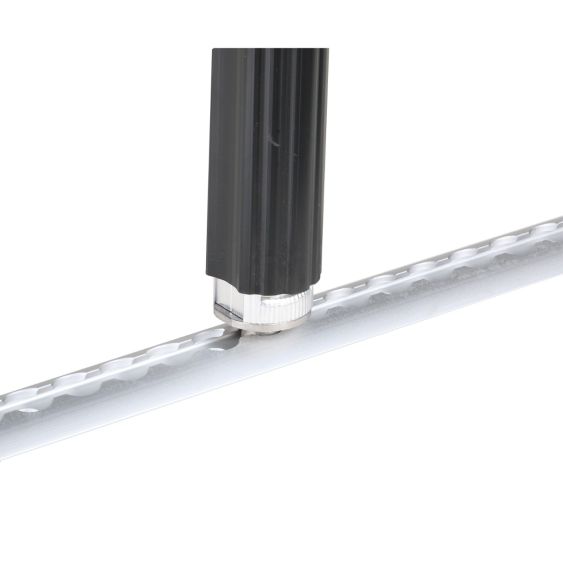 Alu. telescoopstang, met 4-delig, 950- 2800 mm, zonder beker