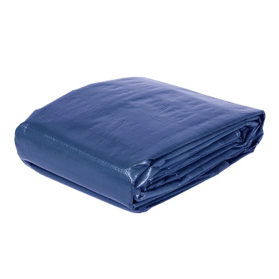 Afdekzeil Blauw PE 6x8 meter 140 gr/m²
