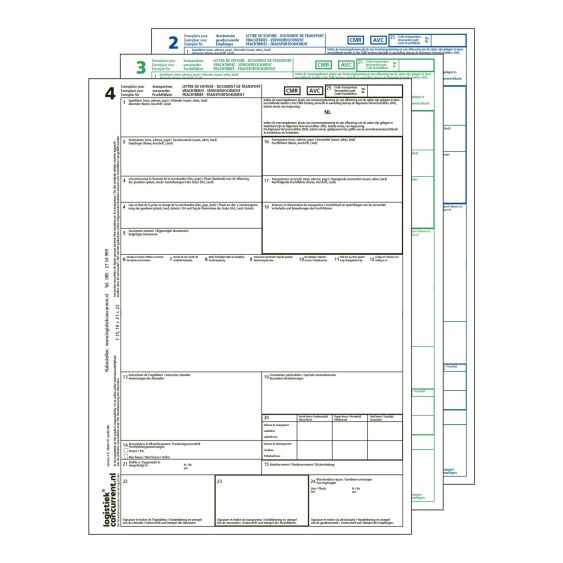 CMR vrachtbrief laser 3-voud [4-3-2]