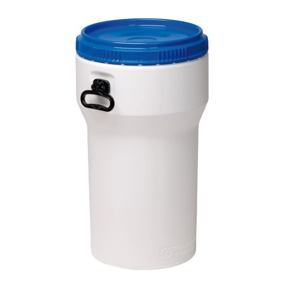 Nestbaar vat 7250H Wit met Handgrepen 50 liter