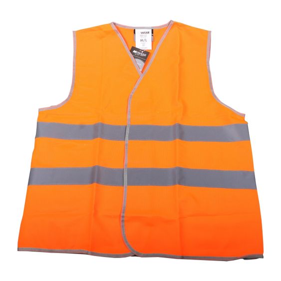 Veiligheidsvest Oxxa 0165 maat M/L | Verkeersvest fluor oranje voorkant