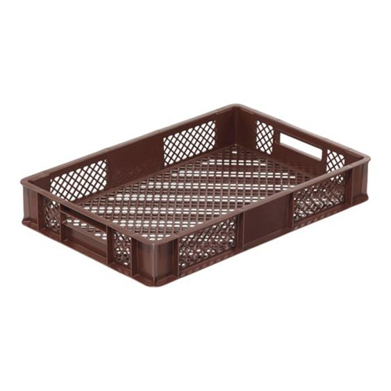 Broodkrat Geperforeerd 600x400x100 mm Bruin