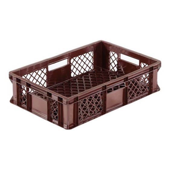 Broodkrat Geperforeerd 600x400x150 mm Bruin