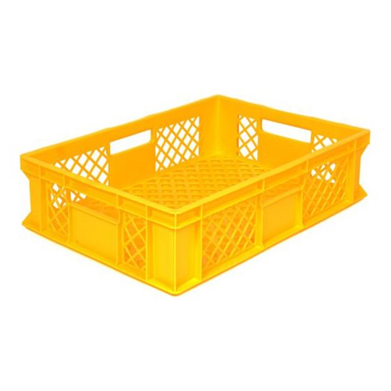 Broodkrat Geperforeerd 600x400x150 mm Geel