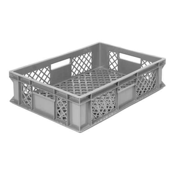 Broodkrat Geperforeerd 600x400x150 mm Grijs