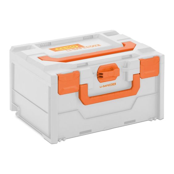 Brandwerende Accubox Li-SAFE 2-S voor Lithium-ion Accu's Grijs