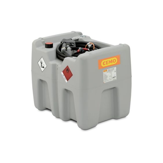 Mobiele Dieseltank 210 liter met Elektrische Dompelpomp 12V zonder Deksel