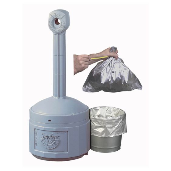 Wegwerpzak Justrite Opvangbak Sigarettenpeuken 10 Zakken