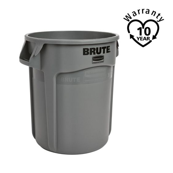 Container Rubbermaid Rond 37,9 liter Grijs Onverwoestbaar
