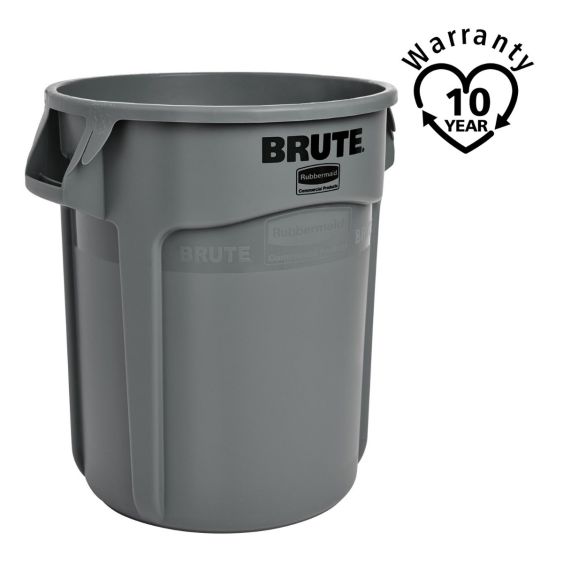 Rubbermaid Brute Container Rond 75,7 L - Kleur naar Keuze - warranty