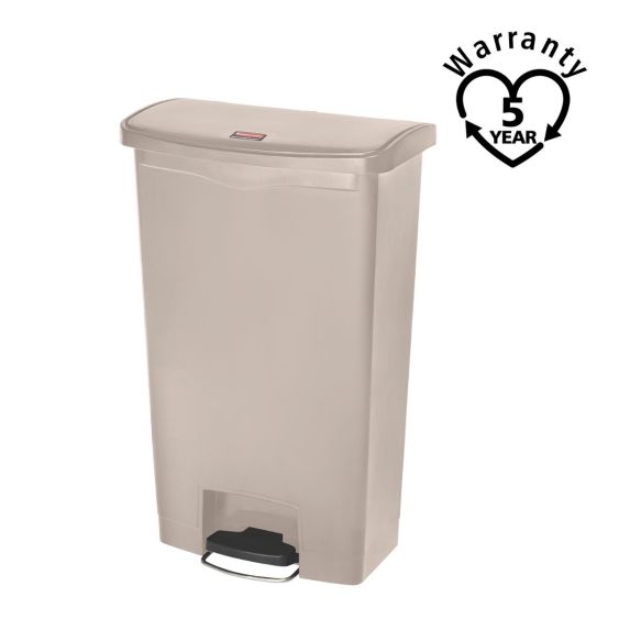Rubbermaid Pedaalcontainer Front Step 68 L - Kleur naar Keuze - warranty