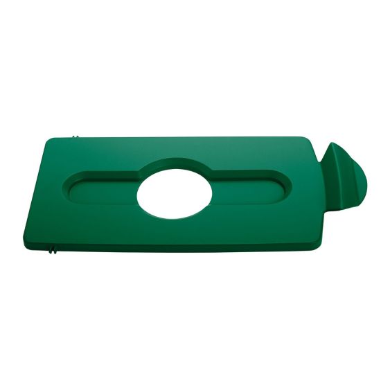Rubbermaid Deksel Flessen/Blik Groen voor Recyclingstation 