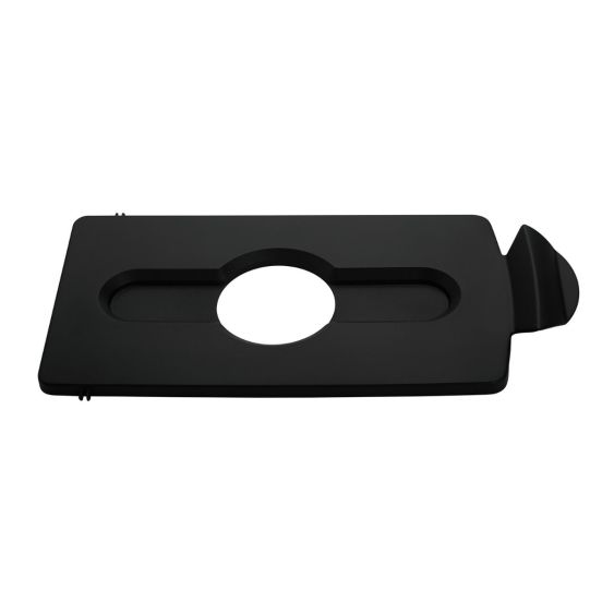 Rubbermaid Deksel Flessen/Blik Zwart voor Recyclingstation 