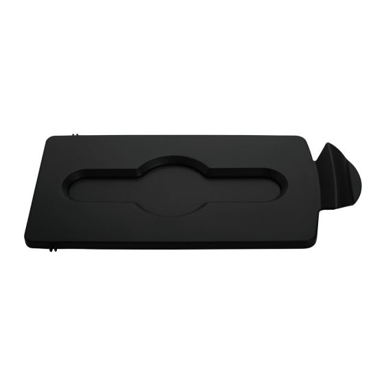 Rubbermaid Deksel Gesloten Zwart voor Recyclingstation