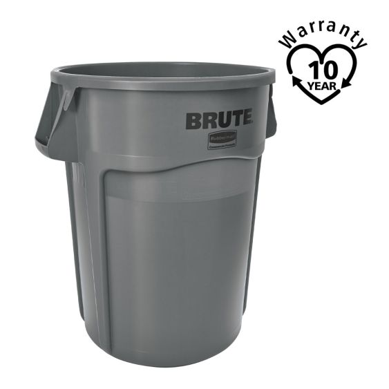 Rubbermaid Brute Container Rond 166,5 Liter - Kleur naar Keuze - warranty