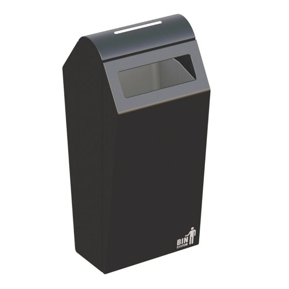 Buitenafvalbak Double BIN 90 Liter Zwart