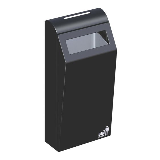 Single BIN 60 Liter Zwart  Vuurbestendig