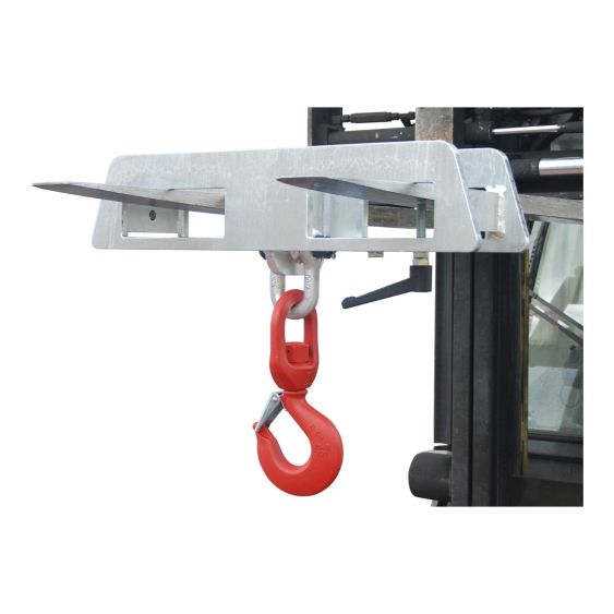 Hijsjuk voor Heftruck Bauer Verzinkt 2-Lepelopname 7500 kg