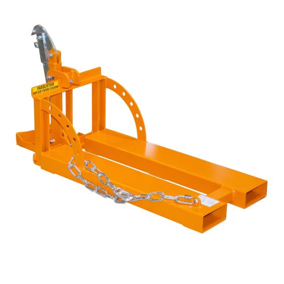 Vatenlifter voor Heftruck Bauer 60-Liter Vaten Oranje 100 kg