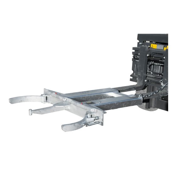 Vatengrijper Dubbel  Heftruck Bauer 200-Liter Vaten Verzinkt