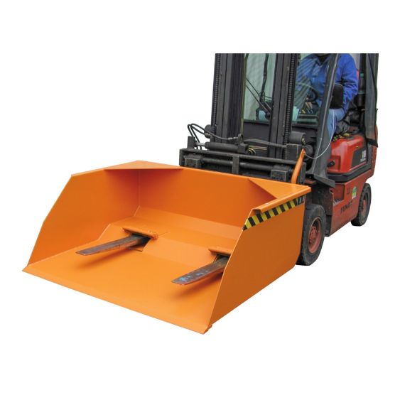Schepbak voor Heftruck Bauer BSM Oranje 1000 Liter