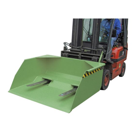 Schepbak voor Heftruck Bauer BSM Groen 1000 Liter