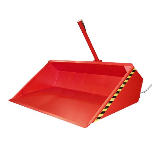 Schepbak voor Heftruck Hydraulisch Bauer Rood 1200 Liter