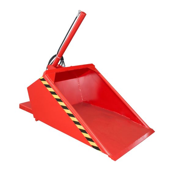 Schepbak voor Heftruck Hydraulisch Bauer Rood 500 Liter