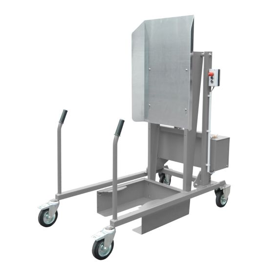 Afvalcontainer Kantelaar Elektrisch Bauer 12V Grijs