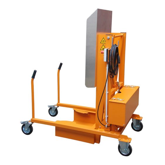 Afvalcontainer Kantelaar Elektrisch Bauer 230V Oranje