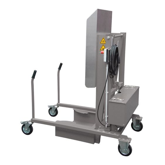 Afvalcontainer Kantelaar Elektrisch Bauer 230V Grijs