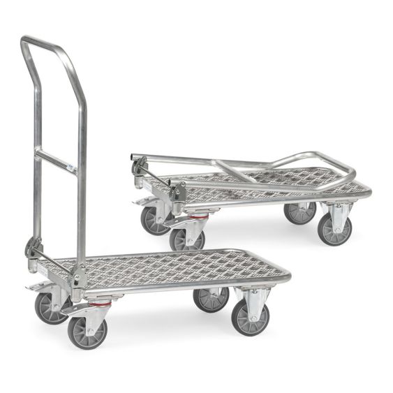 Plateauwagen Inklapbaar Aluminium 200 Kg 720x450 mm