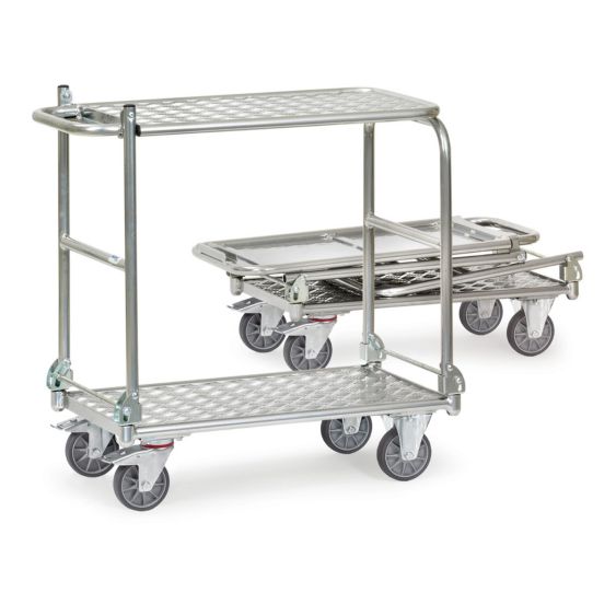 Etagewagen Inklapbaar Aluminium 200 Kg 900x600 mm